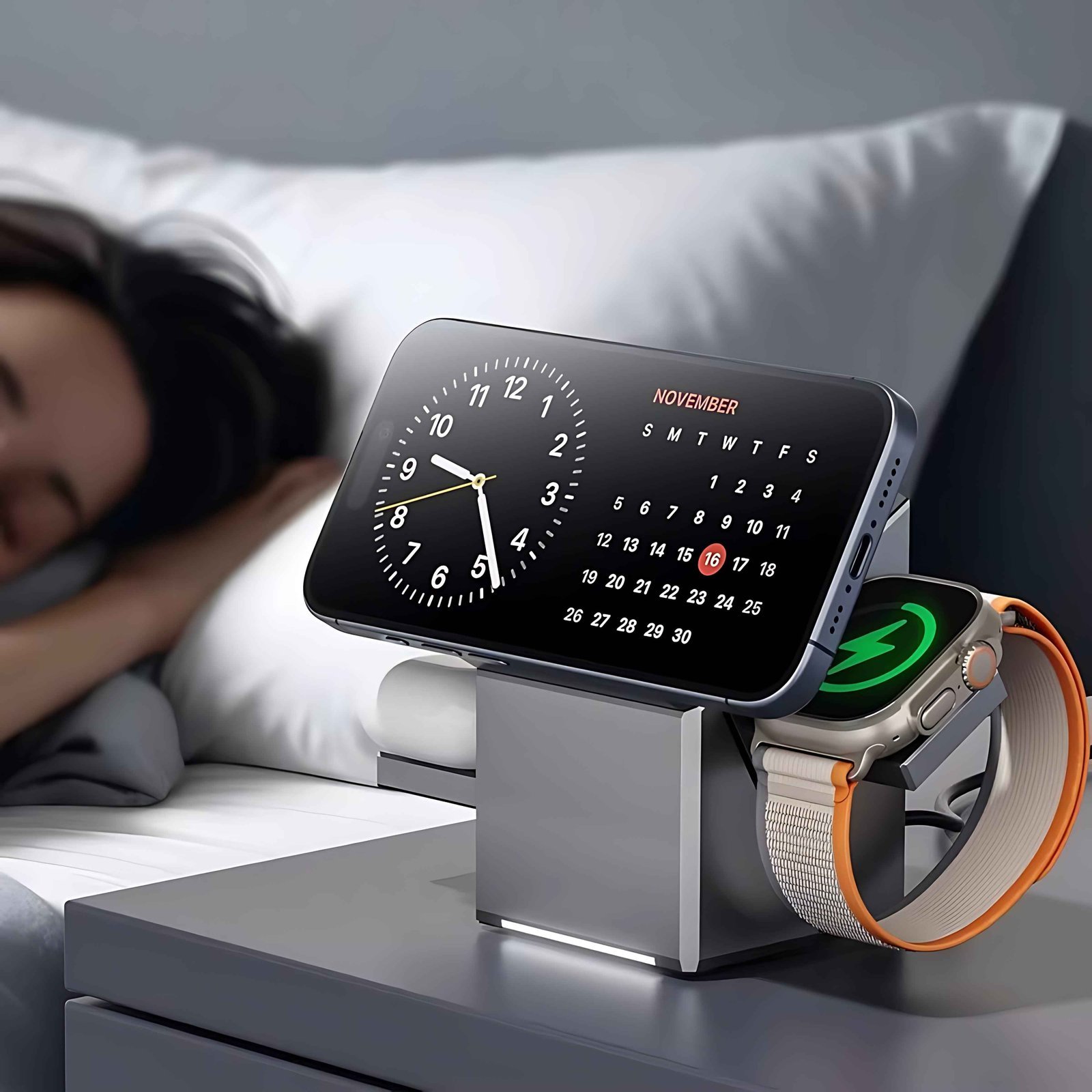 3-in-1 30W Fast Wireless Charging Station, Suitable for iPhone Watch, Air Pods & 16, 15 Series - Image 3